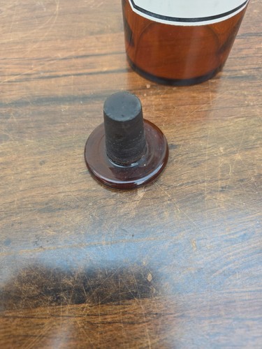 Apothekerflasche Apothekergefäß EXTR.CRATAEGI.FLUID. BRAUN - Bild 6 von 10