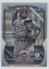 2023 Bowman 1st Edition Sky Blue Foil Vincent Perozo #BPPF-102 1my2