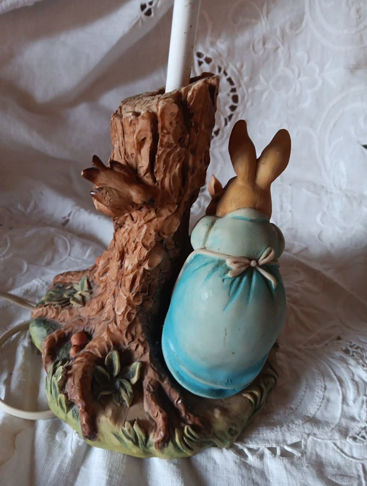 Lámpara infantil Beatrix Potter Peter Rabbit Frederick Warne & Co 1994 Charpente Foto 4 de 4