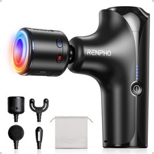 RENPHO Mini Thermacool Massage Gun with Heat and Cold, Pocket-Sized, Small ...