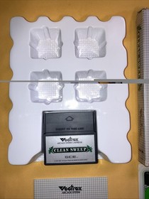 Vintage GCE Vectrex CLEAN SWEEP Arcade Game Complete Box, Manual, Overlay 1982