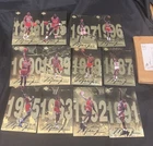 1998 Michael Jordan Upper Deck Gatorade Promo Gold Jumbo 12-Card Complete Set