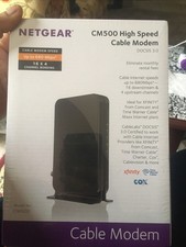 NIP Net gear CM 500 High Speed Cable Modem DOCSIS 3.0 do nieskończoności, Cox, ostrzeżenie czasowe