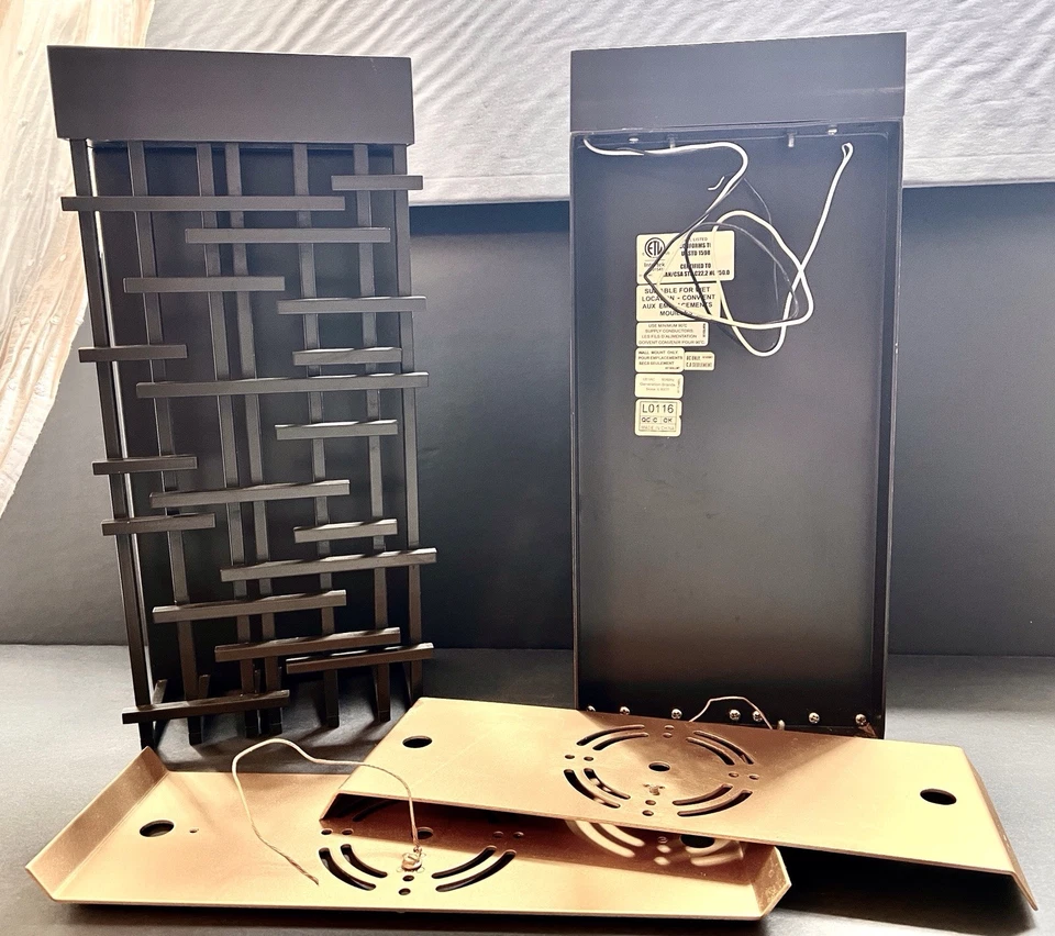 Set of 2 LBL Lighting Outdoor Wall Sconces – Bronze Finish, Salvaged LW641BZ LED - Image 4 of 4