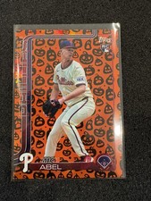 2025 Topps Update #US127 Mick Abel RC Holiday Rookie Jack O Lantern Pumpkins