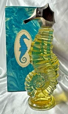 Avon Sea Horse Decanter Skin-So-Soft Bath Oil 6 oz. FULL w/Box