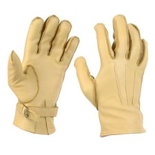 WW2 US Army Para Leather Gloves - Repro M1939 with Buckle - Airborne Paratrooper