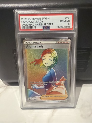 Aroma Lady (Secret) 221/203 SWSH07: Evolving Skies Holo