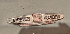 Vintage Speed Queen De Luxe Washer Badge Plate Rare Pontiac Vintage Emblem
