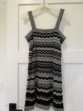 Missoni for Target Women's Sleeveless Sweater Dress Zig Zag Chevron, Size M