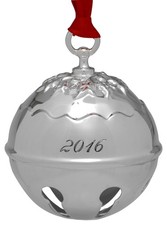 Reed  Barton Holly Bell Ornament 2016 Holly Bell Silverplate - Boxed 10928665