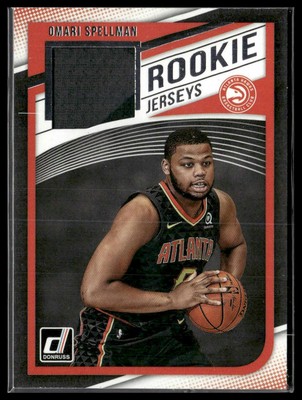2018-19 Donruss #RJ-OSP Omari Spellman Rookie Jerseys