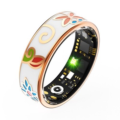 Roségold Smart Ring Gesundheitstracker, IP68 Wasserdicht Schlaf & Aktivität