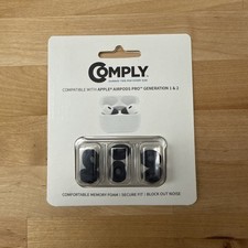Comply Memory Foam Replacement Earbud Tips For Apple AirPods Pro 1  2 Sz Large