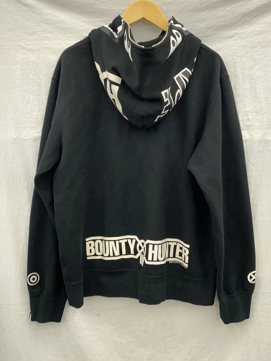 A BATHING APE (BAPE) Felpa con cappuccio zip A BATHING APE × BOUNTY HUNTER nera XL usata