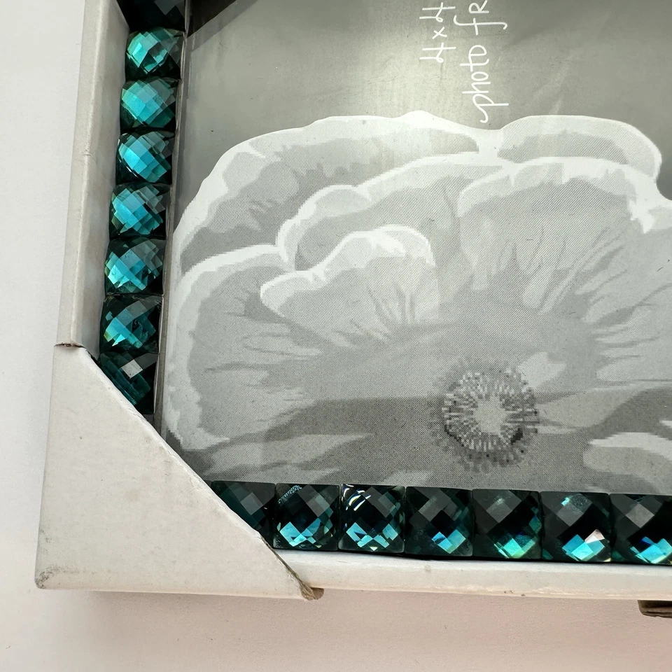 Concepts 相框 4x4 装饰带绿松石水晶 - 免运费 #3017 — 第 3/4 张图片