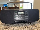 Sony BoomBox CD FM Radio Cassette Tape Player Model CFD-S33 Vintage Stereo