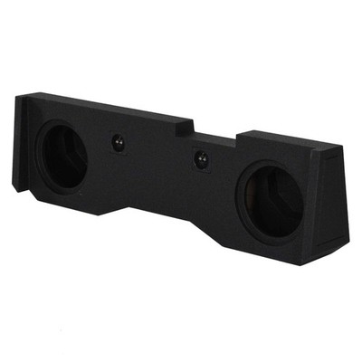 Q Power Dual 10in Underseat Downfire Subwoofer Enclosure, QBomb Sub Box Compa...