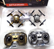NEW RadioShack 3.5" Remote Control Battle Drones 2pk 2.4 Ghz, Damaged packsging