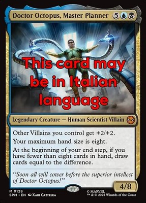 MTG DOCTOR OCTOPUS, MASTER PLANNER EXC - MEISTERPLANER 128 - SPM