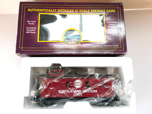 Caboose MTH 20-91069 Norfolk & Western 35' con cara de madera (#518135) escala O-exc. estado. | Zustand: Used