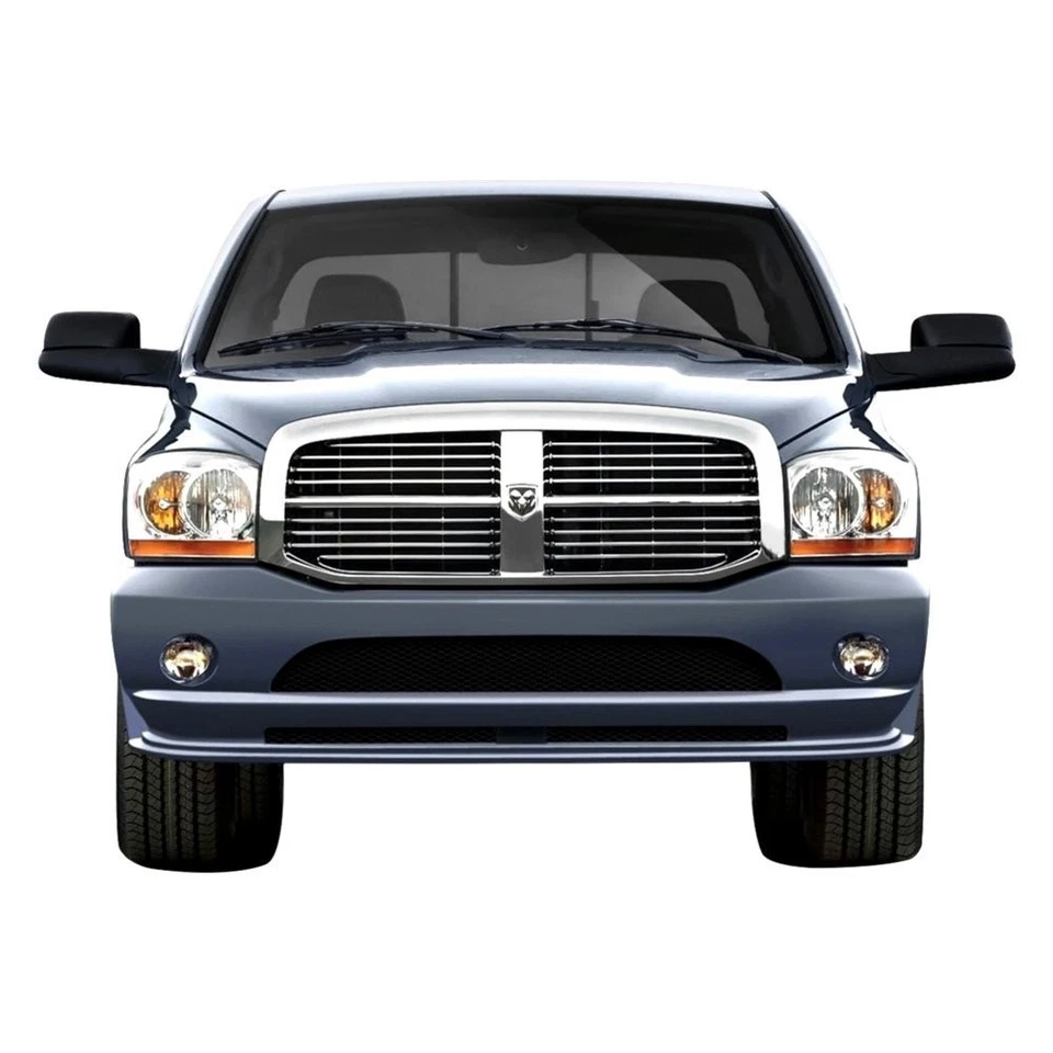 For Dodge Ram 1500 06-08 SRT 2 Style Fiberglass Front Bumper Cover Unpainted - Image 2 of 4