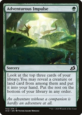 NM - Adventurous Impulse [IKO - 142] Ikoria: Lair of Behemoths