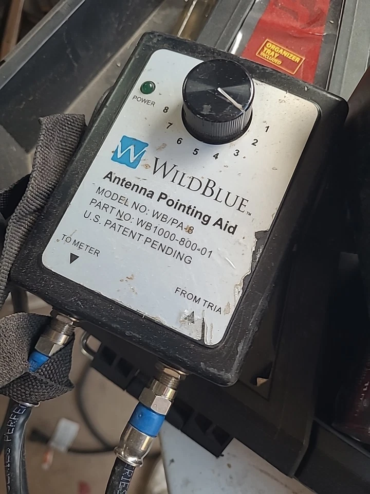 Wild Blue Antenna Pointing Aid Plus Channel Master Signal Level Meter 1004Ifd - Image 2 of 4