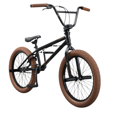 Mongoose Legion L20 BMX Bike Mens 20 Inch Black Steel Freestyle