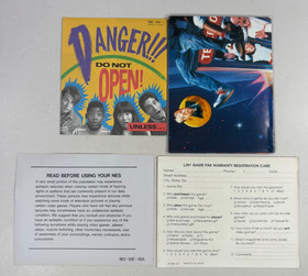 Bill & Ted's Excellent Video Game Adventure (Nintendo NES) with Box and Poster