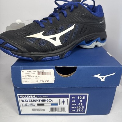 Mizuno Wave Lightning Z4 Women's Volleyball Shoes US 10.5 black/blue