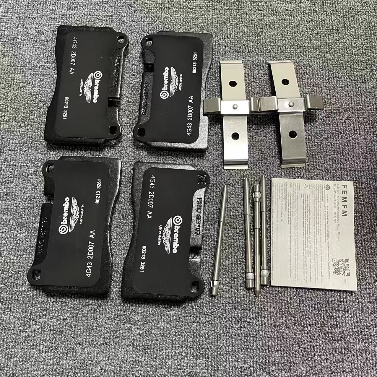 NEW Rear Brake Pads Kit For Aston Martin DBS V12 Vantage Virage With Free Sensor