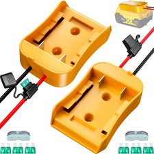 2Pack for Dewalt 20V Battery Adapter for Power Wheels Battery Upgrade Convers...