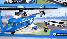 Lego CITY 3222 ~ HELICOPTER AND LIMOUSINE ~ Retired NEW  SEALED Pilot Driver