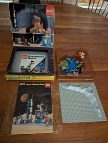 Vintage 1978 Legoland Space System Alpha-1 Rocket Base ~ LEGO Set #483 Complete