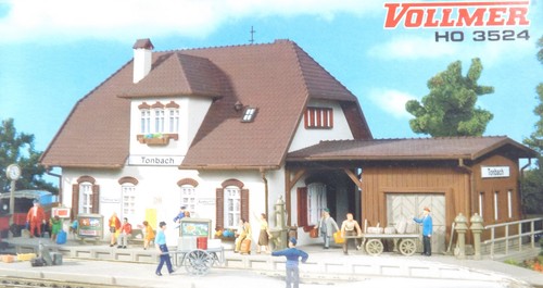Vollmer 3524 estación "Tonbach" escala H0 en embalaje original - NUEVO | Zustand: Neu