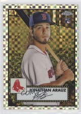 2021 Topps Chrome Platinum Anniversary X-Fractor Jonathan Arauz Araúz #130 2qw