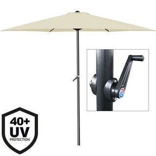 B Stock Garden Parasol Umbrella Large 3m UV Protection Sun Shade Patio Canopy