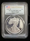 2020-W Proof American Silver Eagle PCGS PR70 DCAM First Strike