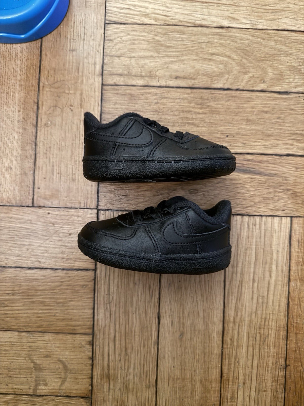 PONY Scarpa Nike Force 1 culla (CB) bambino Air Force 1 taglia 3C (CK2201 001) nera nera