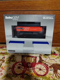 RetroDuo Portable SNES V2.0 Handheld System - Black with Retrogen Adapter