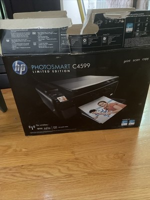 HP Photosmart C4599 Limited Edition Color Inkjet Printer No Ink