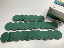 3M 01396 Green Corps Roloc Disc, 2 In, 50 Grit Abrasive Sanding Discs
