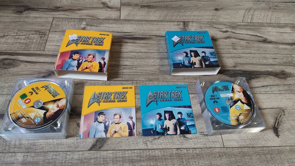 ⭐ PAL Region 2 - Star Trek: The Original Series - Season 1 & 2 (DVD, 2004) ⭐ - Image 3 of 3