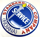 Standard Oil Company - Vintage Porcelain Sign - Pump Plate Advertisement