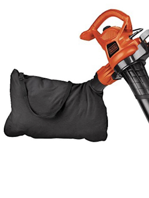 BLACK+DECKER 3-in-1 Electric Leaf Blower & Mulcher BV5600 (Carry & Reusable Bag)