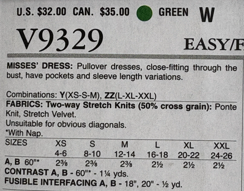 Vogue 9329 Marcy Tilton Dresses w/Pockets Sz XS S M / 4-14 Sew Pattern UC FF OOP - Picture 7 of 9