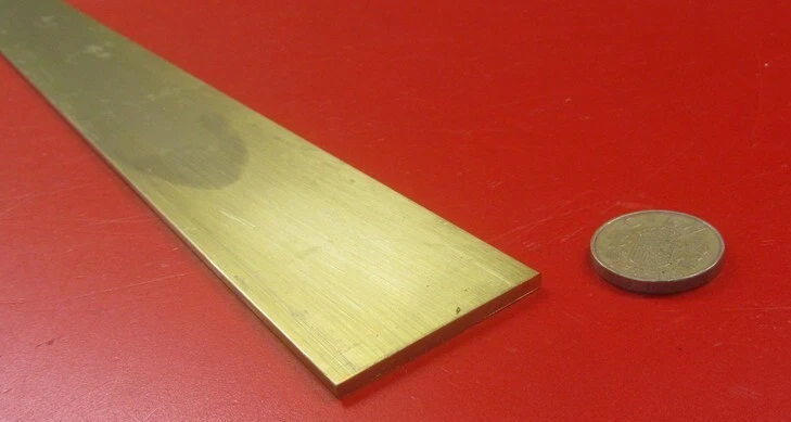 360 Brass Flat Bar 1/8" Thick x 1 3/4" Wide x 72.0" Length - Image 2 of 3