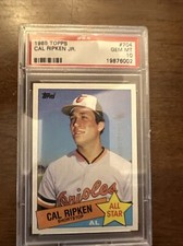 1985 TOPPS ALL-STAR #704 CAL RIPKEN JR. ORIOLES HOF PSA 10