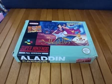 VINTAGE NINTENDO SNES DISNEY ALLADIN PAL VERSION BOXED